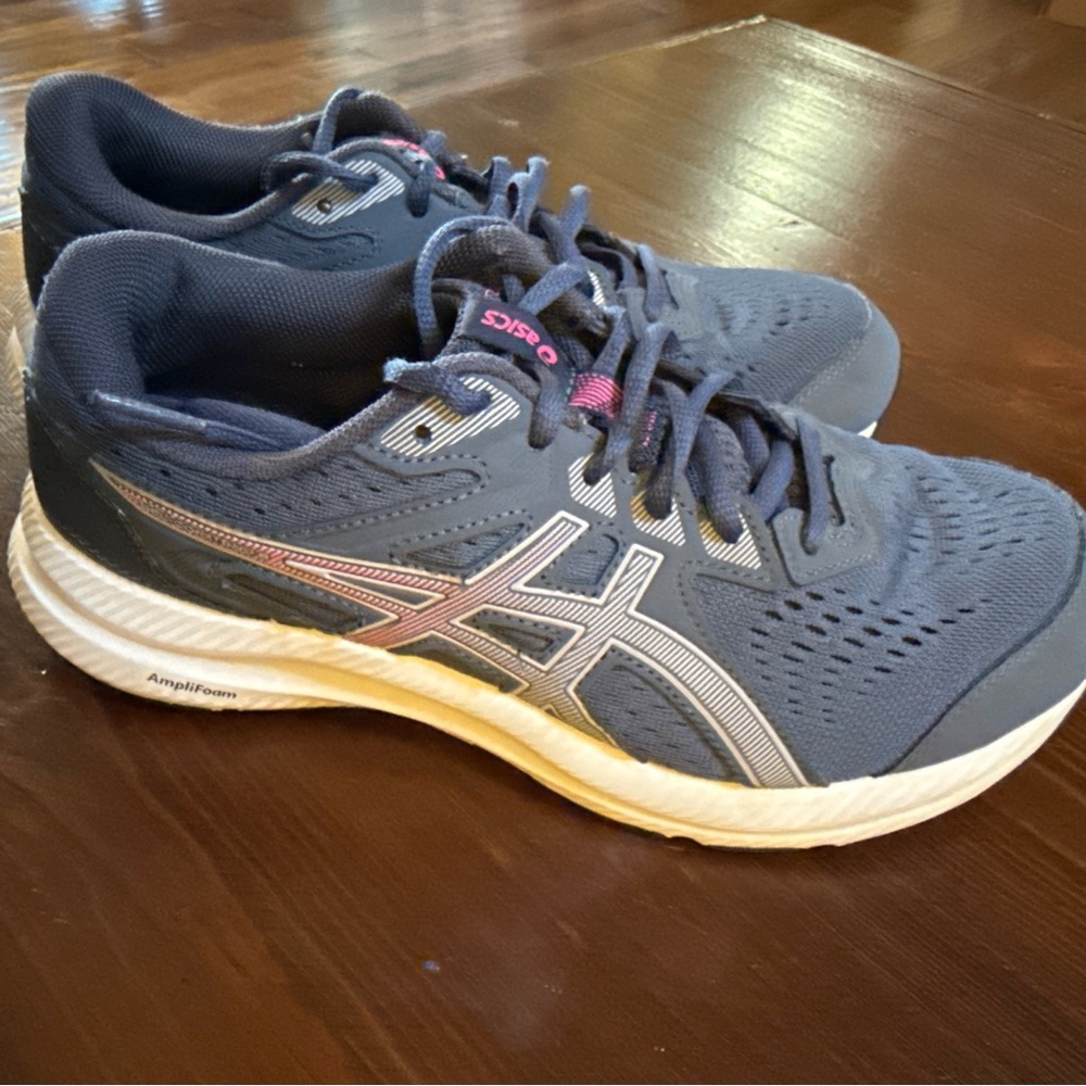 Asics Women Gel-Contend 8 Running Shoes Tarmac Lilac Hint Blue Size 8.5 WIDE - Picture 6 of 8
